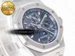 Royal Oak 41mm Perpetual Calendar 26574 SS APSF 1:1 Best Edition Blue Dial on SS Bracelet A5134 (CHS) - Görsel 5