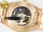 Royal Oak 41mm Skeleton 15407 RG ZF 1:1 Best Edition Skeleton Dial on RG Bracelet A3132 - Görsel 17