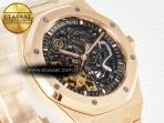 Royal Oak 41mm Skeleton 15407 RG ZF 1:1 Best Edition Skeleton Dial on RG Bracelet A3132 - Görsel 5