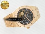 Royal Oak 41mm Skeleton 15407 RG ZF 1:1 Best Edition Skeleton Dial on RG Bracelet A3132 - Görsel 8