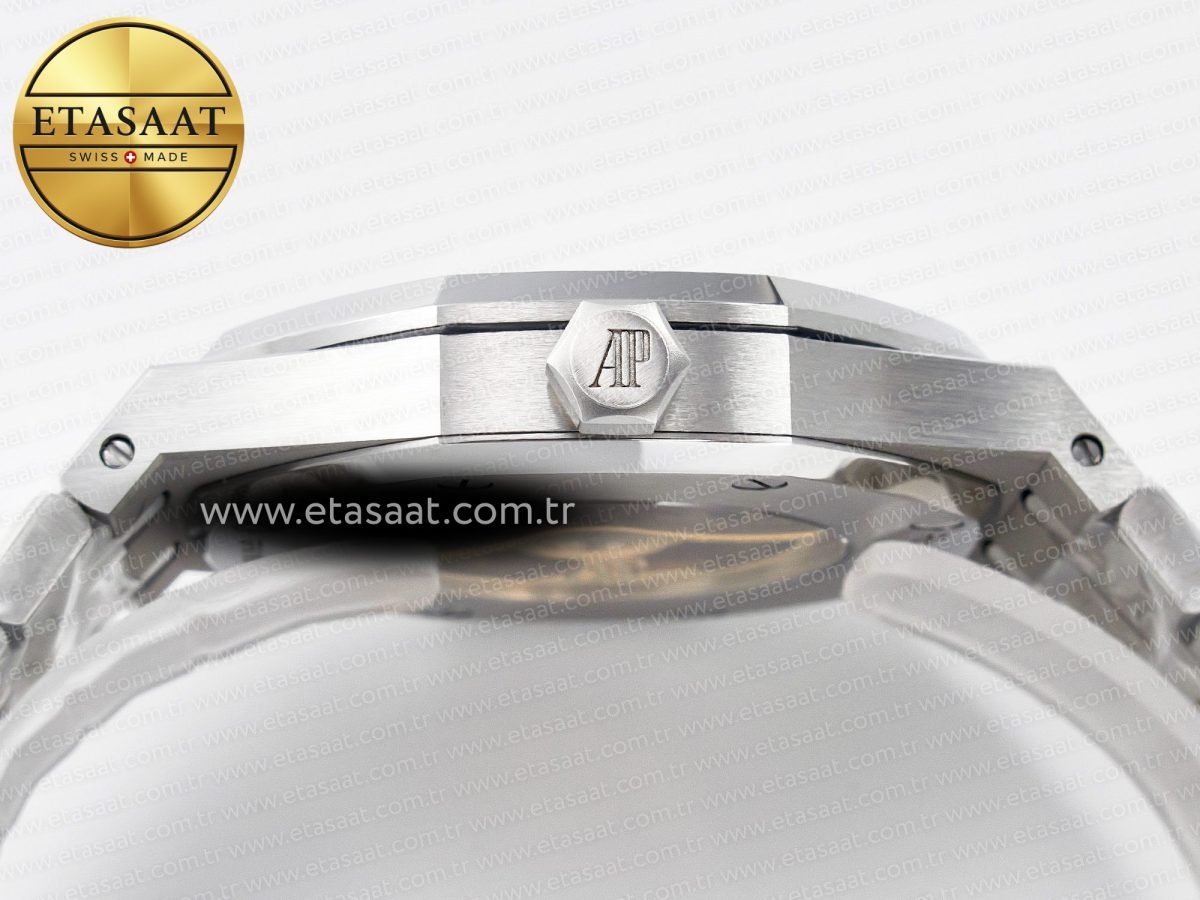 Royal Oak 41mm Skeleton 15407 SS ZF 1:1 Best Edition Skeleton Dial on SS Bracelet A3132 - Görsel 14
