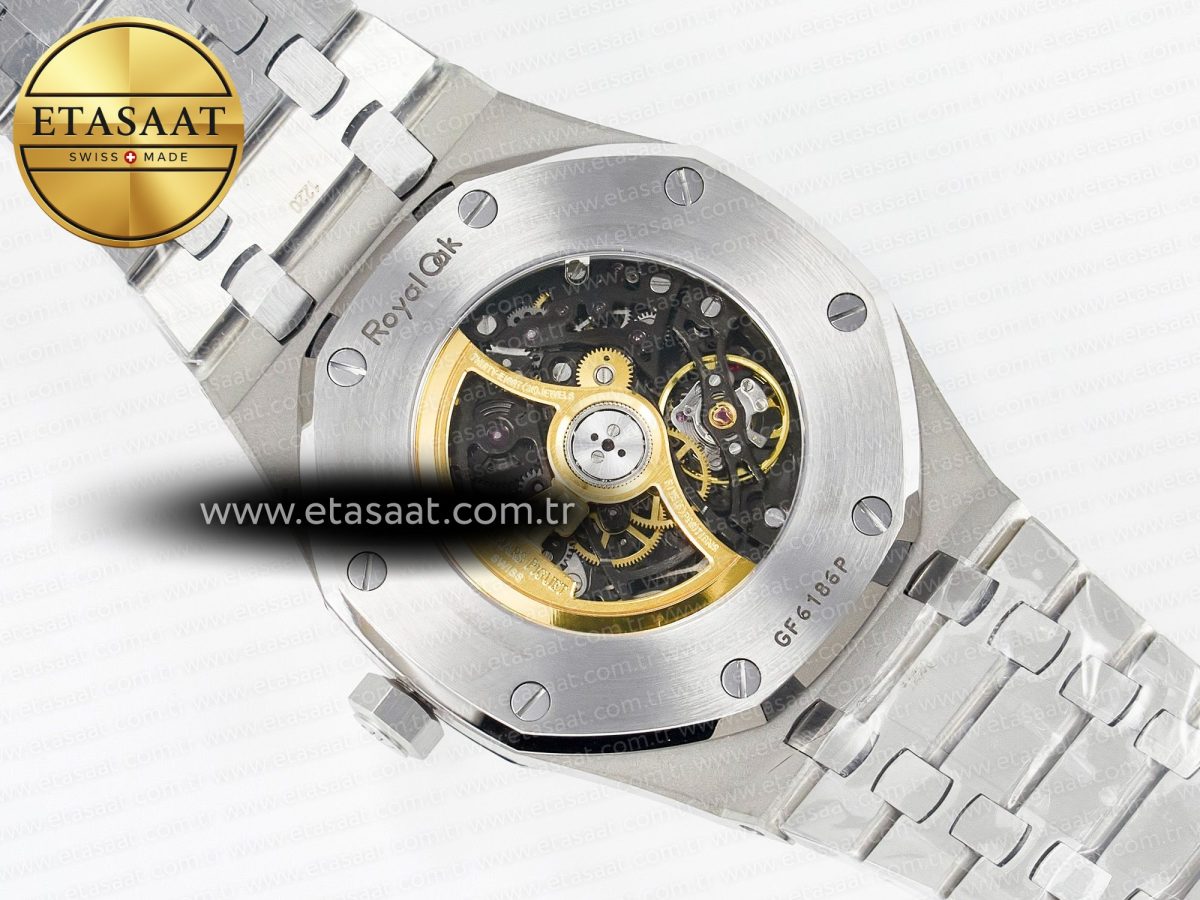 Royal Oak 41mm Skeleton 15407 SS ZF 1:1 Best Edition Skeleton Dial on SS Bracelet A3132 - Görsel 16