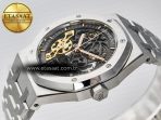 Royal Oak 41mm Skeleton 15407 SS ZF 1:1 Best Edition Skeleton Dial on SS Bracelet A3132 - Görsel 6