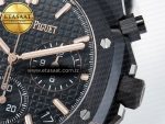 Royal Oak Chrono 26240 Black Ceramic APSF 1:1 Best Edition on Ceramic Bracelet SA4401 Super Clone - Görsel 11