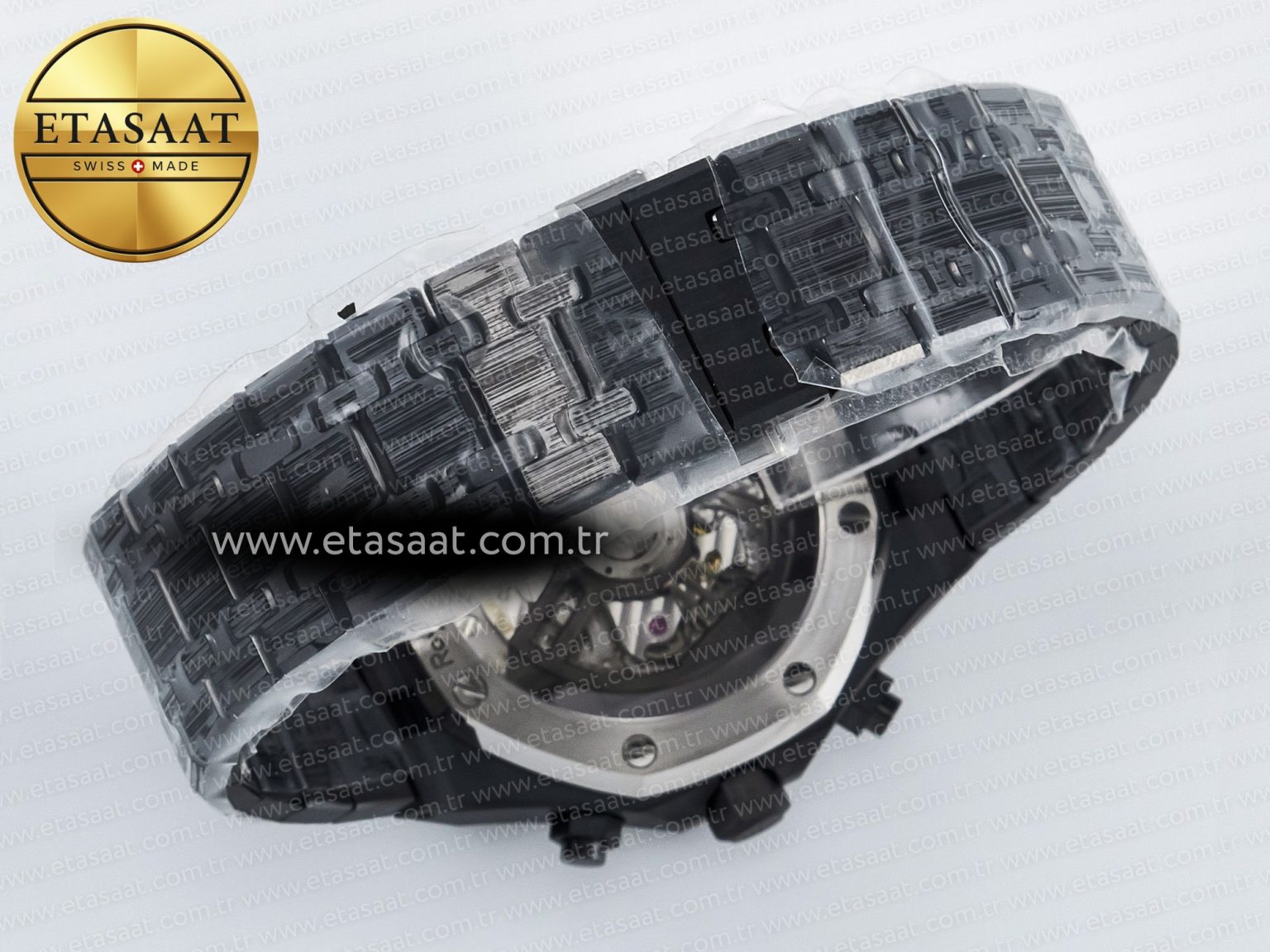 Royal Oak Chrono 26240 Black Ceramic APSF 1:1 Best Edition on Ceramic Bracelet SA4401 Super Clone - Görsel 17