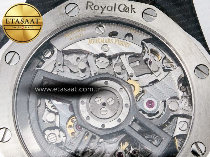 Royal Oak Chrono 26240 Black Ceramic APSF 1:1 Best Edition on Ceramic Bracelet SA4401 Super Clone - Görsel 20