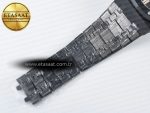 Royal Oak Chrono 26240 Black Ceramic APSF 1:1 Best Edition on Ceramic Bracelet SA4401 Super Clone - Görsel 24