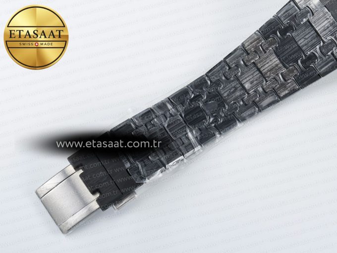 Royal Oak Chrono 26240 Black Ceramic APSF 1:1 Best Edition on Ceramic Bracelet SA4401 Super Clone - Görsel 25
