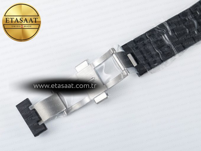 Royal Oak Chrono 26240 Black Ceramic APSF 1:1 Best Edition on Ceramic Bracelet SA4401 Super Clone - Görsel 27