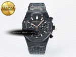 Royal Oak Chrono 26240 Black Ceramic APSF 1:1 Best Edition on Ceramic Bracelet SA4401 Super Clone - Görsel 3