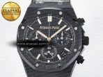 Royal Oak Chrono 26240 Black Ceramic APSF 1:1 Best Edition on Ceramic Bracelet SA4401 Super Clone - Görsel 4