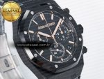 Royal Oak Chrono 26240 Black Ceramic APSF 1:1 Best Edition on Ceramic Bracelet SA4401 Super Clone - Görsel 5