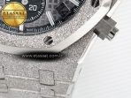 Royal Oak Chrono 26240 Frosted SS APSF 1:1 Best Edition Gray Dial on Bracelet SA4401 Super Clone - Görsel 14