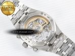 Royal Oak Chrono 26240 Frosted SS APSF 1:1 Best Edition Gray Dial on Bracelet SA4401 Super Clone - Görsel 18