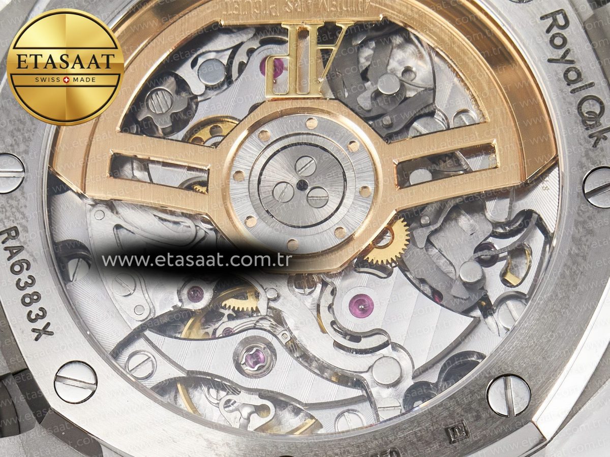 Royal Oak Chrono 26240 Frosted SS APSF 1:1 Best Edition Gray Dial on Bracelet SA4401 Super Clone - Görsel 22