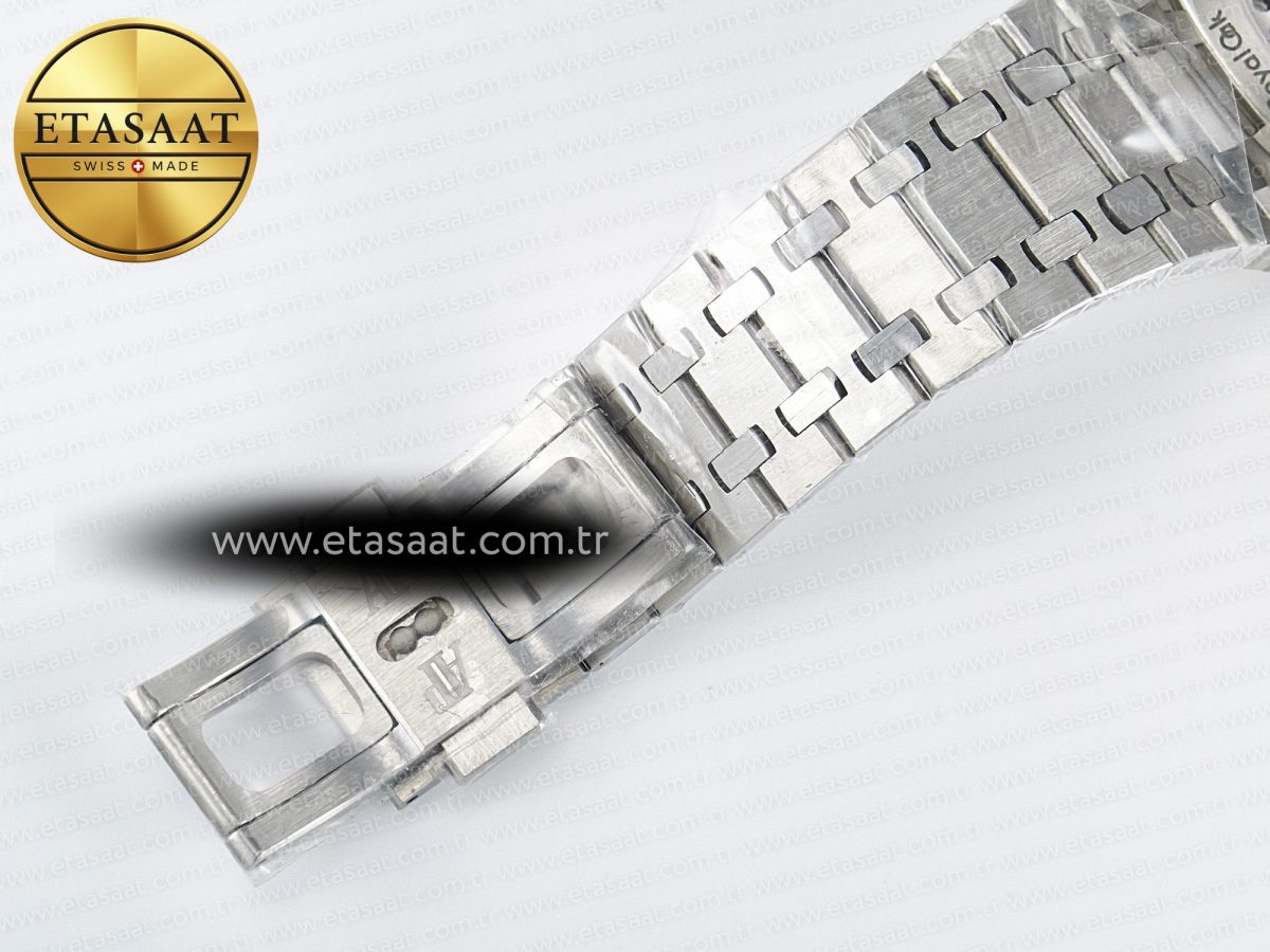 Royal Oak Chrono 26240 Frosted SS APSF 1:1 Best Edition Gray Dial on Bracelet SA4401 Super Clone - Görsel 25