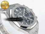 Royal Oak Chrono 26240 Frosted SS APSF 1:1 Best Edition Gray Dial on Bracelet SA4401 Super Clone - Görsel 7