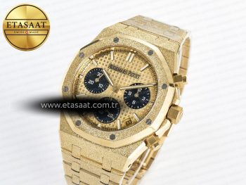 Royal Oak Chrono 26240 Frosted YG APSF 1:1 Best Edition YG Dial on Bracelet SA4401 Super Clone