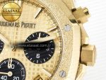 Royal Oak Chrono 26240 Frosted YG APSF 1:1 Best Edition YG Dial on Bracelet SA4401 Super Clone - Görsel 11