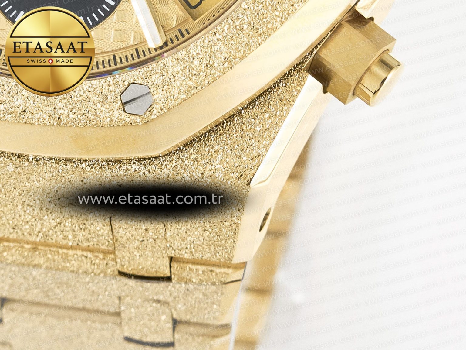 Royal Oak Chrono 26240 Frosted YG APSF 1:1 Best Edition YG Dial on Bracelet SA4401 Super Clone - Görsel 14