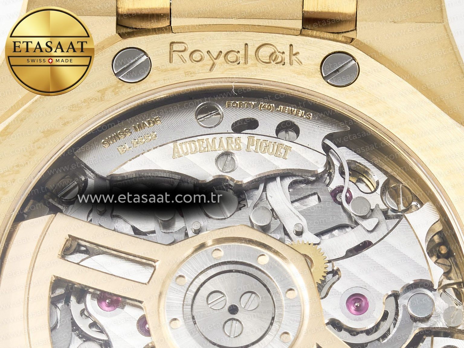 Royal Oak Chrono 26240 Frosted YG APSF 1:1 Best Edition YG Dial on Bracelet SA4401 Super Clone - Görsel 20