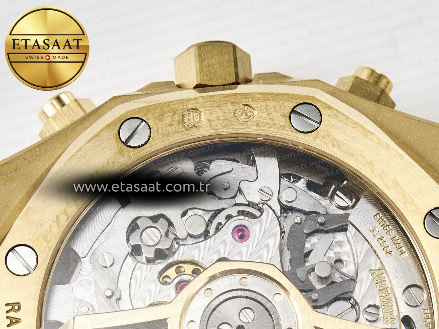 Royal Oak Chrono 26240 Frosted YG APSF 1:1 Best Edition YG Dial on Bracelet SA4401 Super Clone - Görsel 22