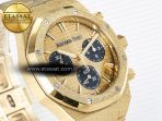 Royal Oak Chrono 26240 Frosted YG APSF 1:1 Best Edition YG Dial on Bracelet SA4401 Super Clone - Görsel 5