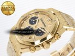 Royal Oak Chrono 26240 Frosted YG APSF 1:1 Best Edition YG Dial on Bracelet SA4401 Super Clone - Görsel 6