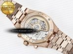 Royal Oak Chrono 26240 RG APSF 1:1 Best Edition Blue Dial on RG Bracelet SA4401 Super Clone - Görsel 18
