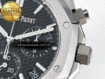 Royal Oak Chrono 26240 SS APSF 1:1 Best Edition Black Dial on SS Bracelet SA4401 Super Clone - Görsel 11