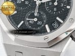 Royal Oak Chrono 26240 SS APSF 1:1 Best Edition Black Dial on SS Bracelet SA4401 Super Clone - Görsel 12