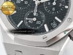 Royal Oak Chrono 26240 SS APSF 1:1 Best Edition Black Dial on SS Bracelet SA4401 Super Clone - Görsel 12