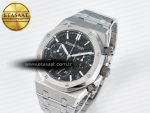 Royal Oak Chrono 26240 SS APSF 1:1 Best Edition Black Dial on SS Bracelet SA4401 Super Clone - Görsel 2