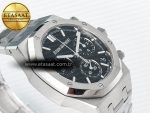 Royal Oak Chrono 26240 SS APSF 1:1 Best Edition Black Dial on SS Bracelet SA4401 Super Clone - Görsel 7