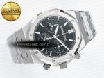 Royal Oak Chrono 26240 SS APSF 1:1 Best Edition Black Dial on SS Bracelet SA4401 Super Clone - Görsel 8