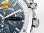 Royal Oak Chrono 26240 SS APSF 1:1 Best Edition Blue Dial on SS Bracelet SA4401 Super Clone - Görsel 11