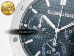 Royal Oak Chrono 26240 SS APSF 1:1 Best Edition Blue Dial on SS Bracelet SA4401 Super Clone - Görsel 12