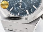 Royal Oak Chrono 26240 SS APSF 1:1 Best Edition Blue Dial on SS Bracelet SA4401 Super Clone - Görsel 13