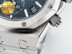 Royal Oak Chrono 26240 SS APSF 1:1 Best Edition Blue Dial on SS Bracelet SA4401 Super Clone - Görsel 14