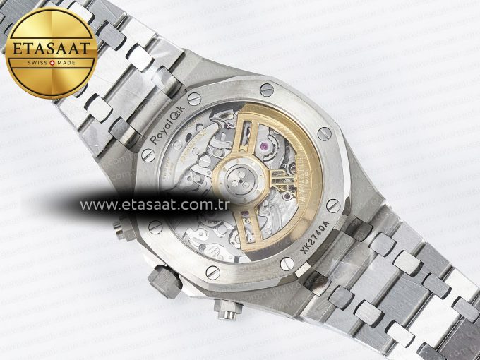 Royal Oak Chrono 26240 SS APSF 1:1 Best Edition Blue Dial on SS Bracelet SA4401 Super Clone - Görsel 18