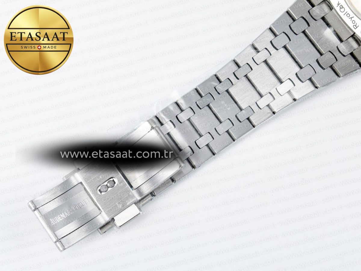 Royal Oak Chrono 26240 SS APSF 1:1 Best Edition Blue Dial on SS Bracelet SA4401 Super Clone - Görsel 25