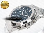 Royal Oak Chrono 26240 SS APSF 1:1 Best Edition Blue Dial on SS Bracelet SA4401 Super Clone - Görsel 6