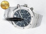 Royal Oak Chrono 26240 SS APSF 1:1 Best Edition Blue Dial on SS Bracelet SA4401 Super Clone - Görsel 9
