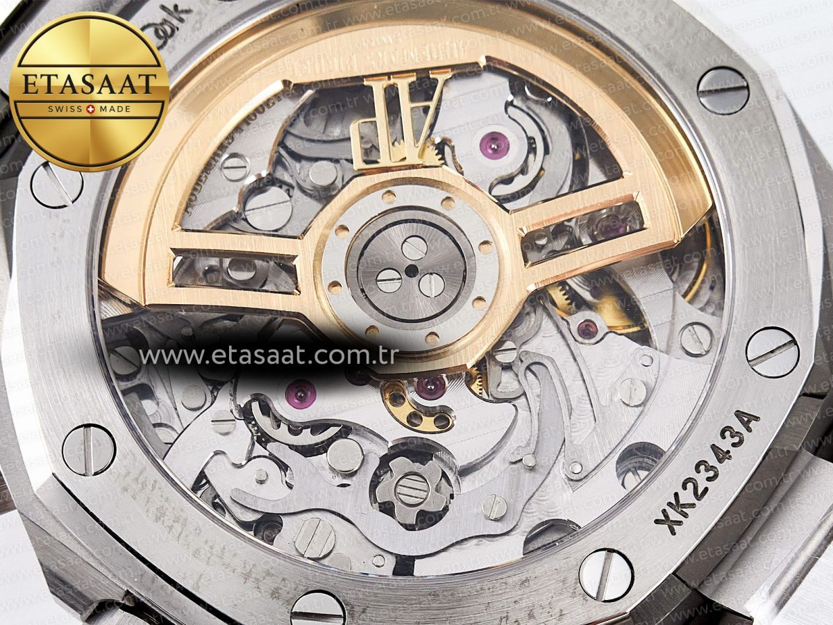 Royal Oak Chrono 26240 SS APSF 1:1 Best Edition Green Dial on SS Bracelet SA4401 Super Clone - Görsel 20