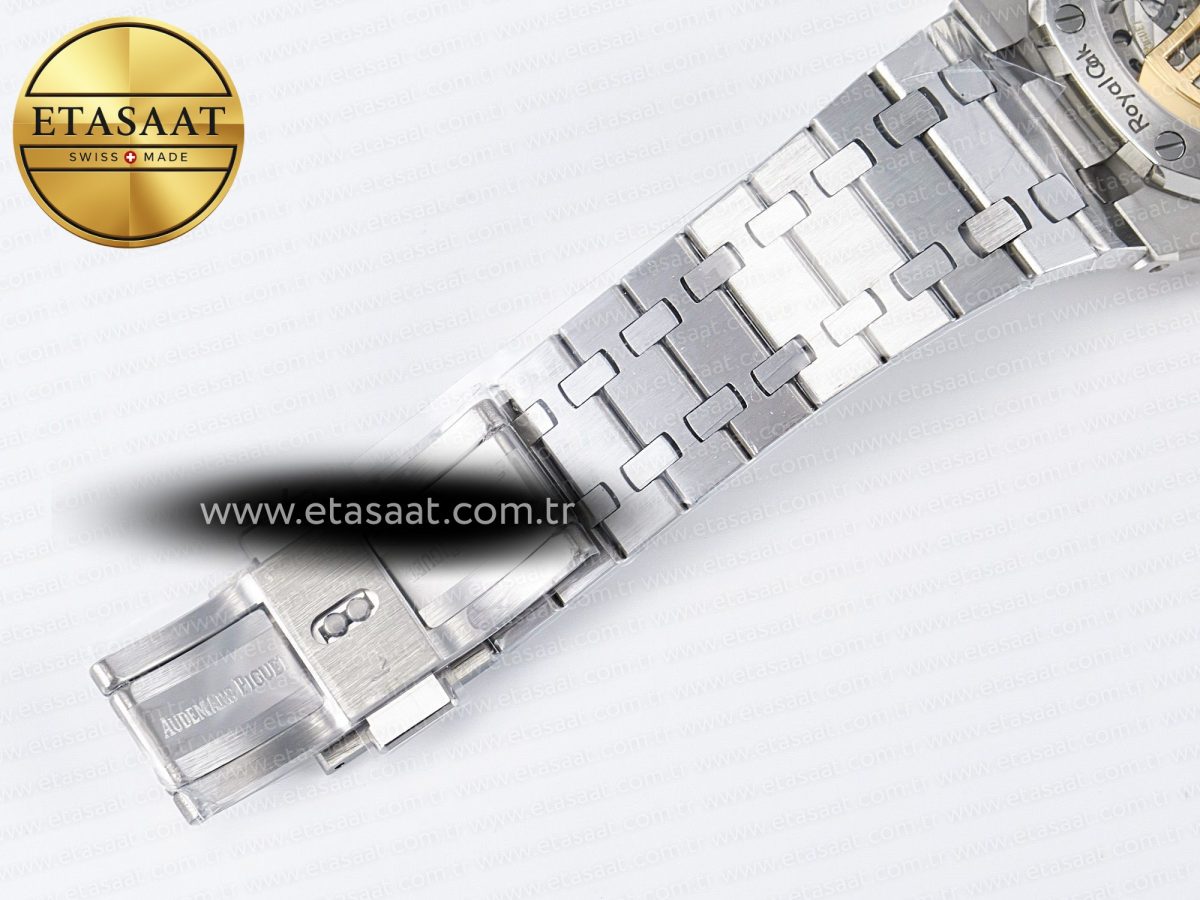 Royal Oak Chrono 26240 SS APSF 1:1 Best Edition Green Dial on SS Bracelet SA4401 Super Clone - Görsel 24