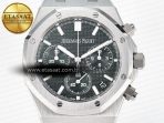 Royal Oak Chrono 26240 SS APSF 1:1 Best Edition Green Dial on SS Bracelet SA4401 Super Clone - Görsel 4