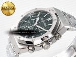 Royal Oak Chrono 26240 SS APSF 1:1 Best Edition Green Dial on SS Bracelet SA4401 Super Clone - Görsel 6