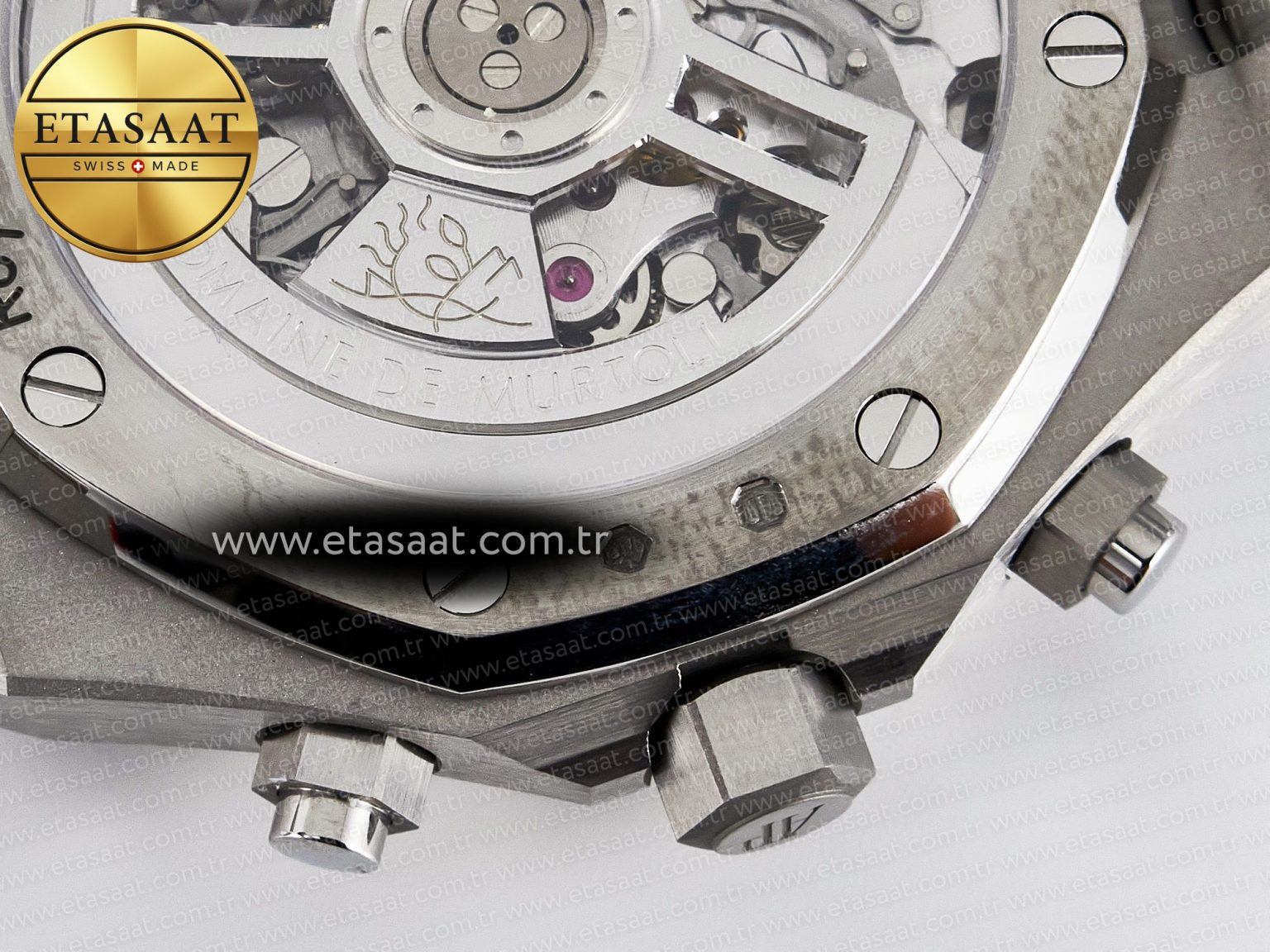 Royal Oak Chrono 26240 SS APSF 1:1 Best Edition Purple Dial on SS Bracelet SA4401 Super Clone - Görsel 19
