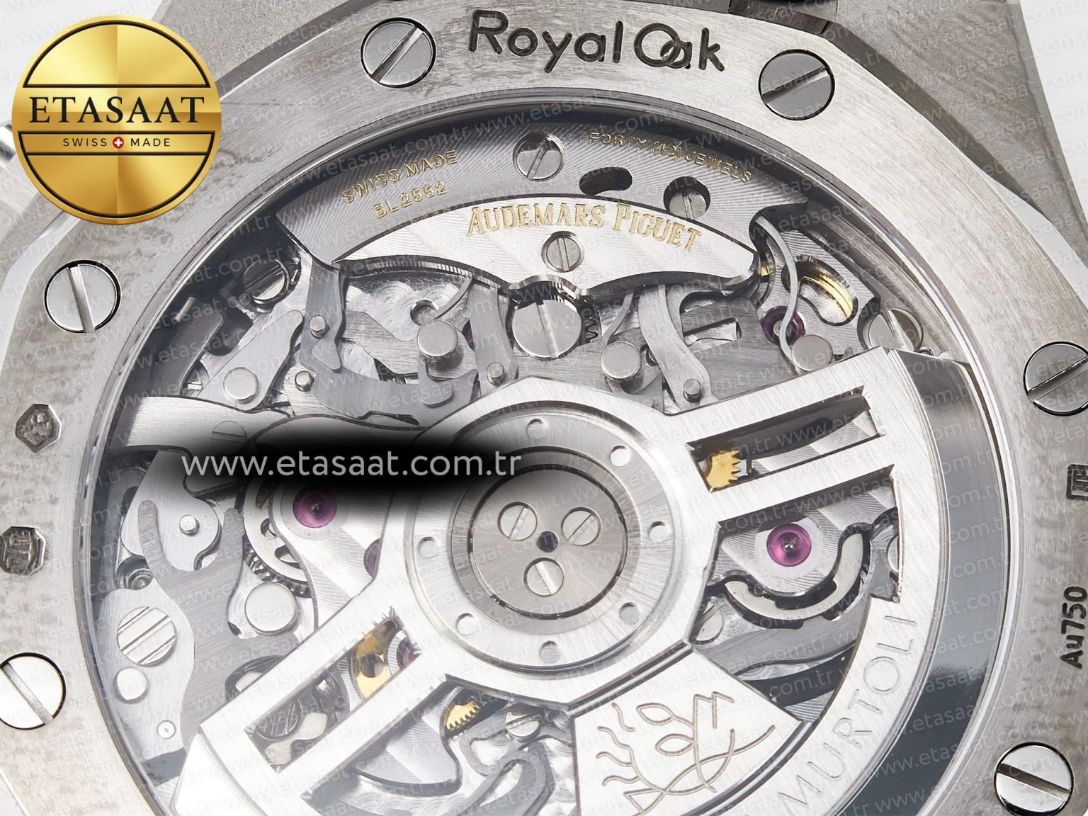 Royal Oak Chrono 26240 SS APSF 1:1 Best Edition Purple Dial on SS Bracelet SA4401 Super Clone - Görsel 20