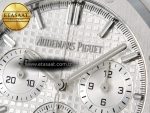 Royal Oak Chrono 26240 SS APSF 1:1 Best Edition Silver Dial on SS Bracelet SA4401 Super Clone - Görsel 10
